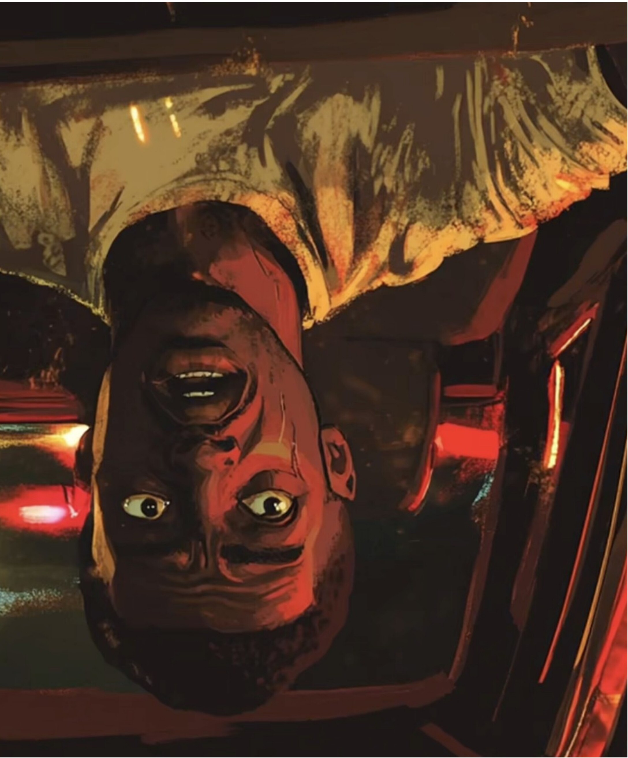 Window reflection illustration